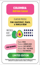 COLOMBIA Pink Bourbon - Adrian Lasso | LIMITED EDITION