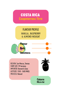 COSTA RICA Coopetarrazu Tirra ESPRESSO