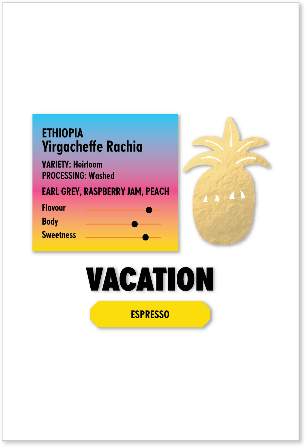 ETHIOPIA Yirgacheffe Rachia ESPRESSO