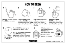 VACATION DRIP COFFEE BAGS