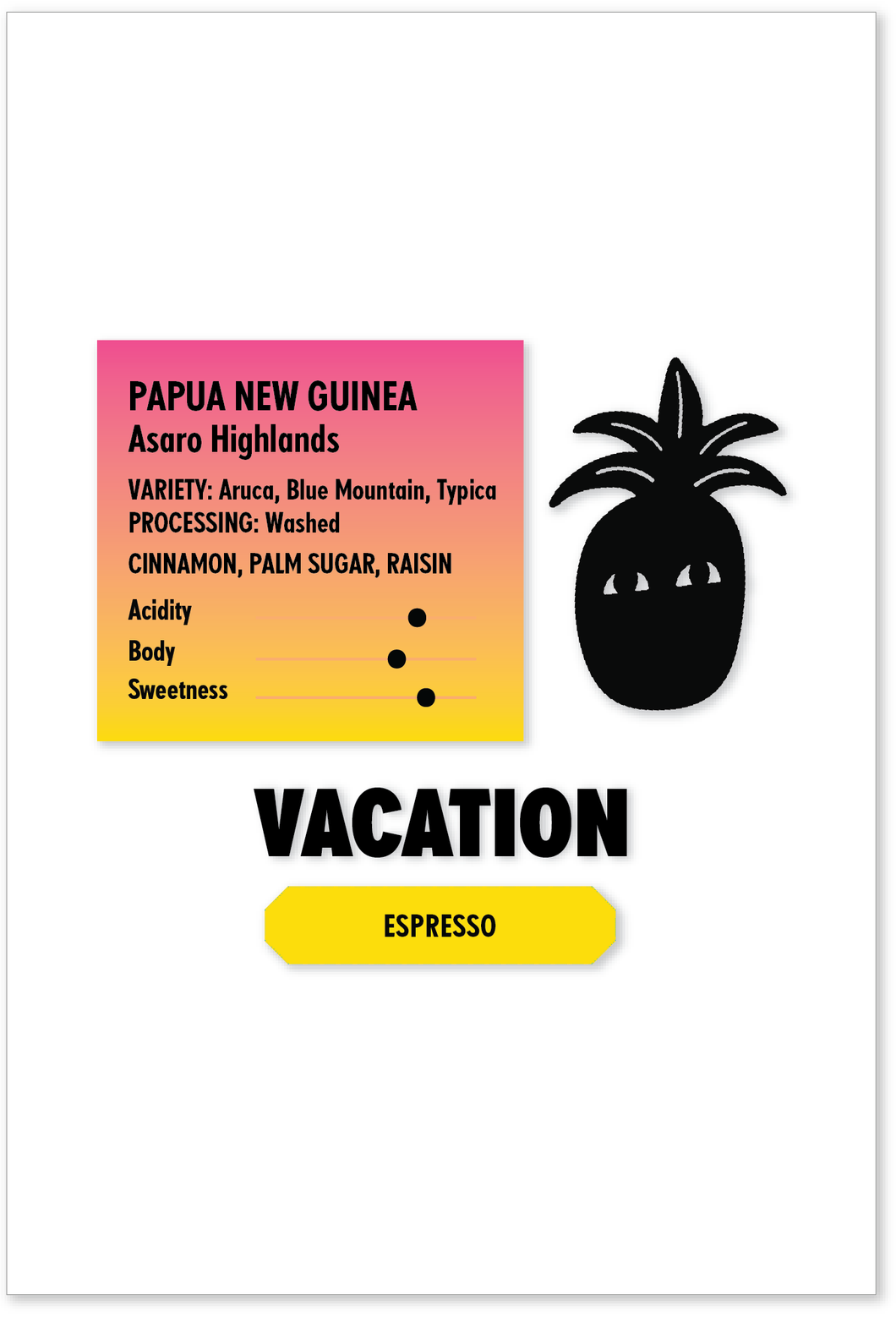 PAPUA NEW GUINEA Asaro  ESPRESSO