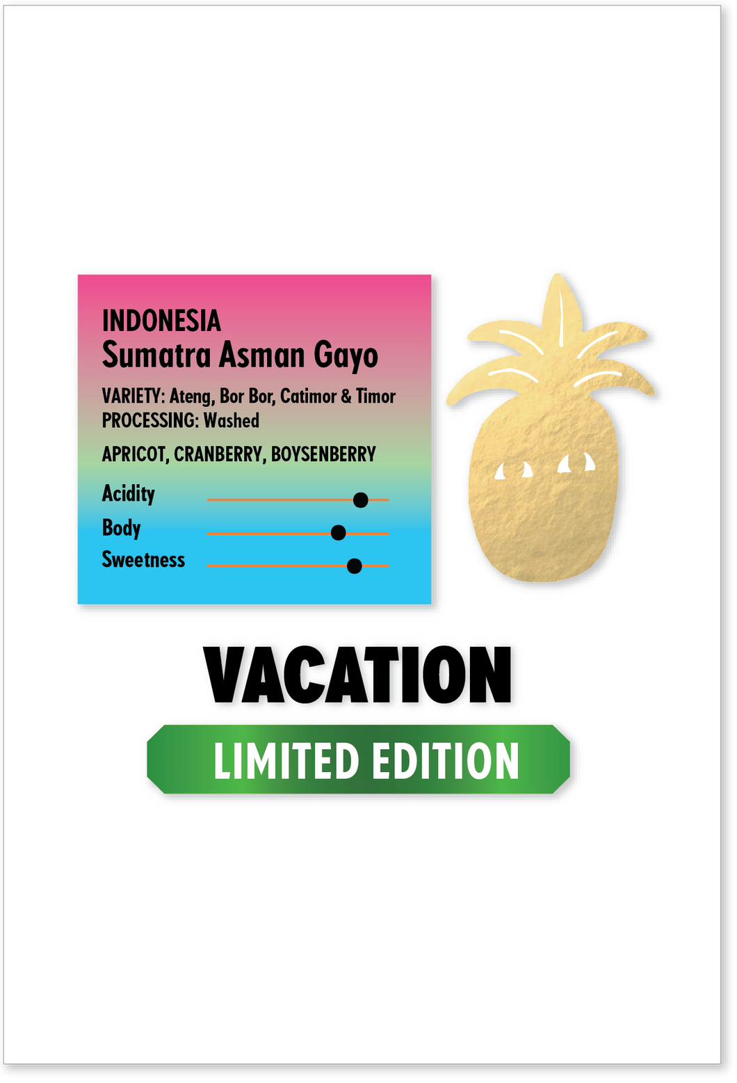 INDONESIA Sumatra Asman Gayo | LIMITED EDITION